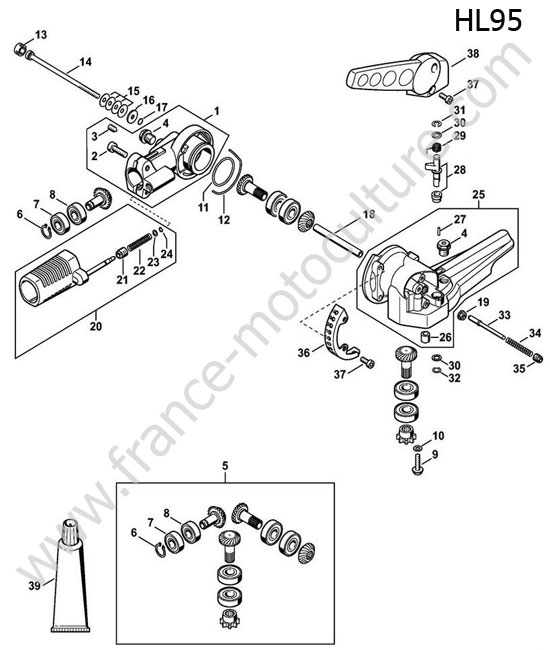 Reducteur 1 STIHL HL95