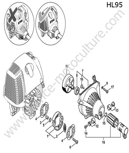 Embrayage STIHL HL95