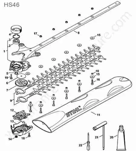 STIHL - HS46-1 : Lamier