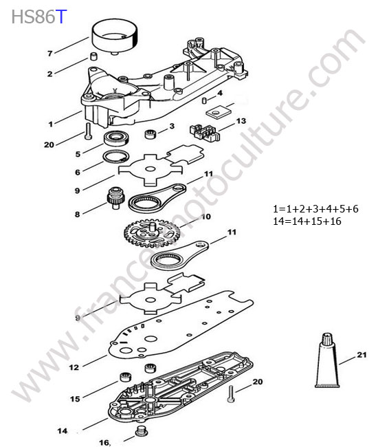 Reducteur STIHL HS86T