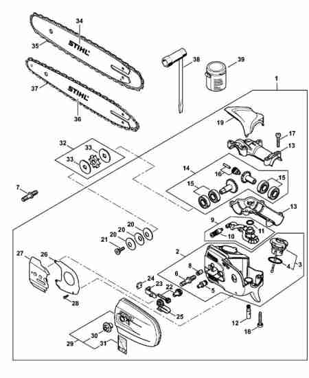 STIHL - HT131 : Reducteur