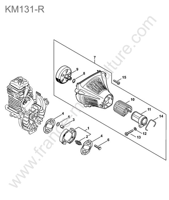 Embrayage STIHL KM131-R