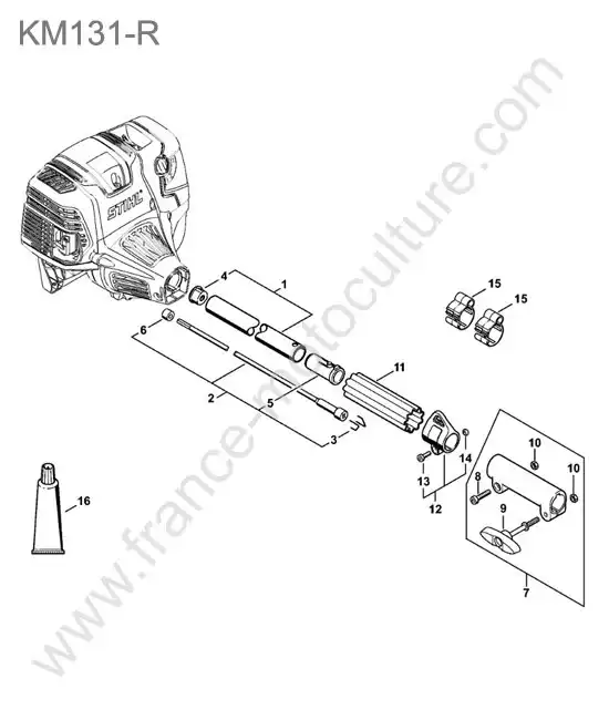 Tube STIHL KM131-R
