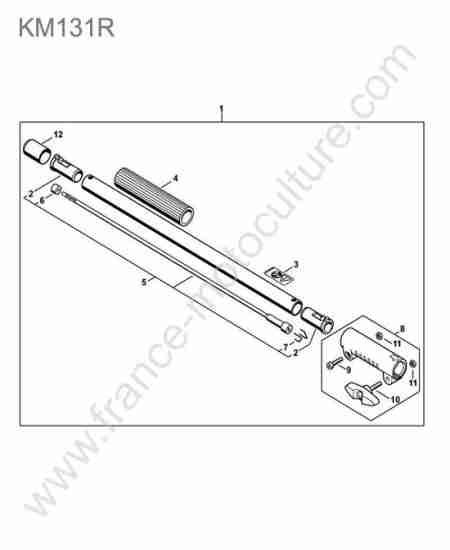 STIHL - KM131 : Rallonge 50 cms