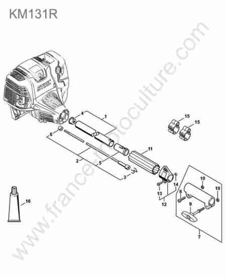 STIHL - KM131 : Tube