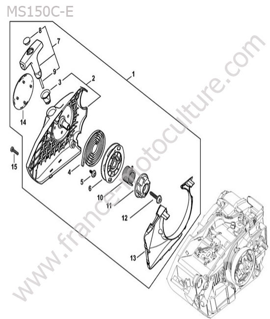 Lanceur STIHL MS150-CE