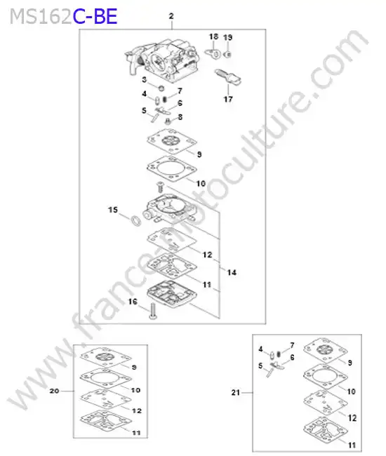 Carburateur STIHL MS162-2