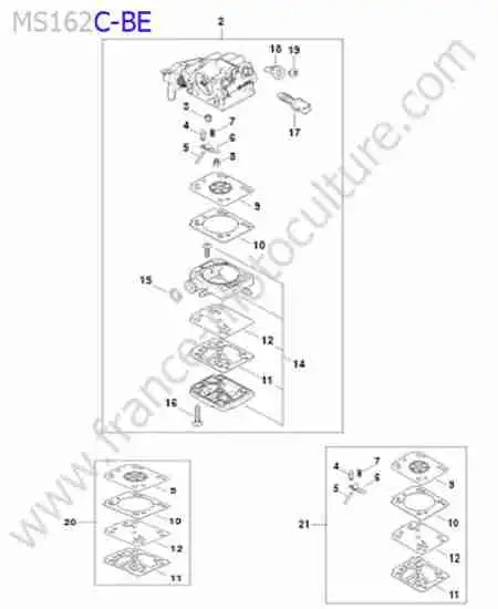 STIHL - MS162-2 : Carburateur