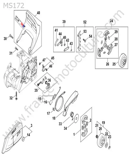 Embrayage STIHL MS172-1