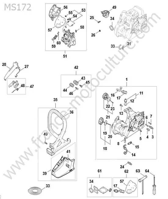 Reservoir STIHL MS172-1