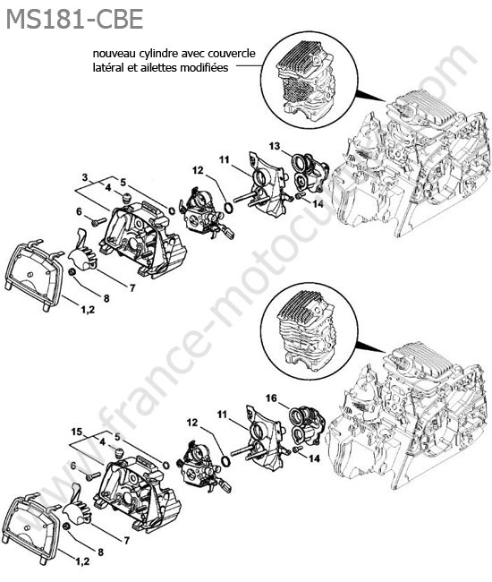 Filtre air STIHL MS181