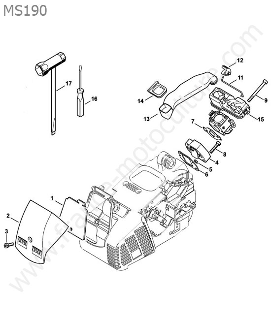 Filtre air STIHL MS190