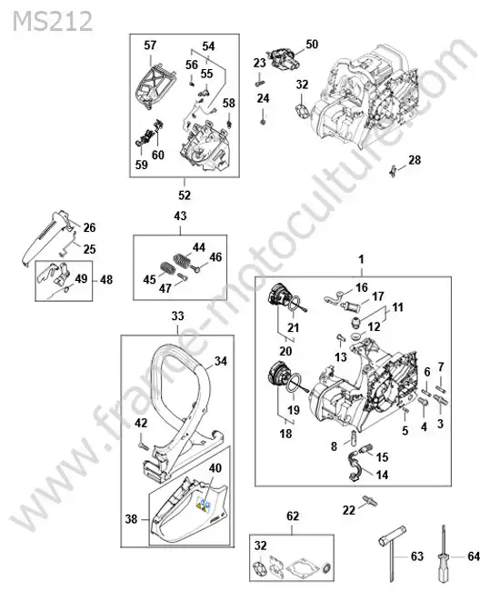 Reservoir STIHL MS212-1