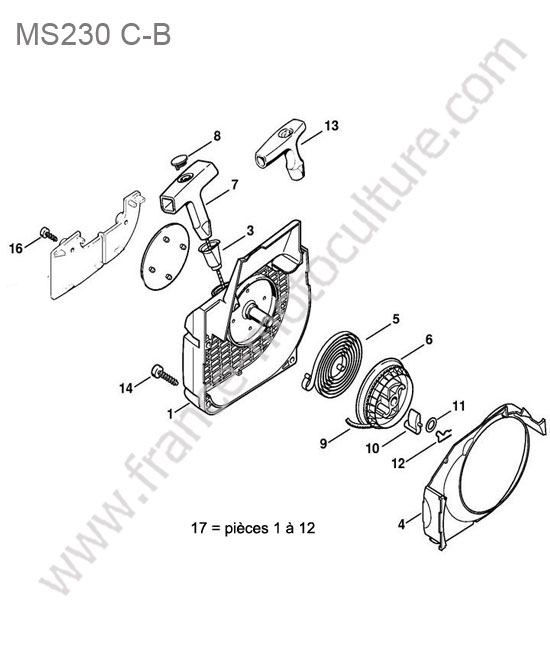 Lanceur STIHL MS230-CB