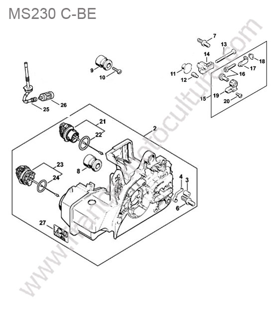 Reservoir STIHL MS230-CBE