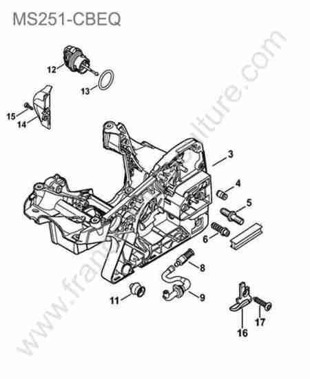 STIHL - MS251-CBEQ : Carter moteur