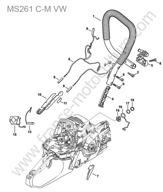 Chauffage STIHL MS261-CMVW