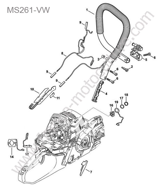 Chauffage STIHL MS261-VW