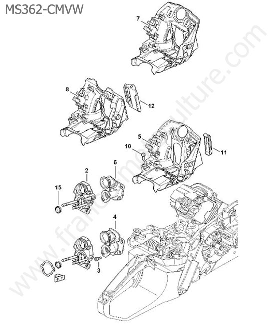 Admission STIHL MS362-CMVW