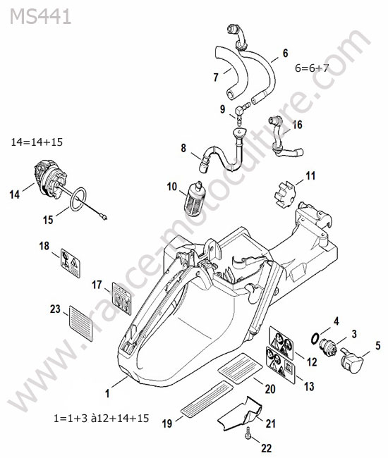 Reservoir STIHL MS441