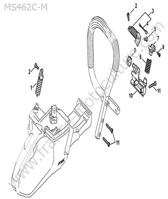 Antivibrations STIHL MS462-CM