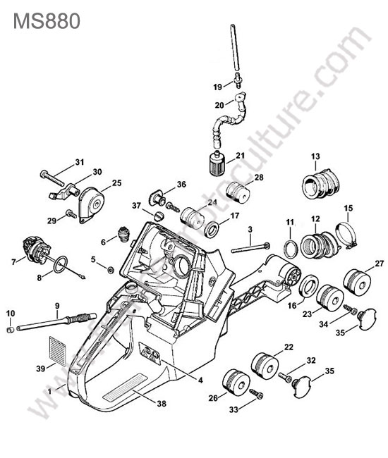 Carter /reservoir STIHL MS880