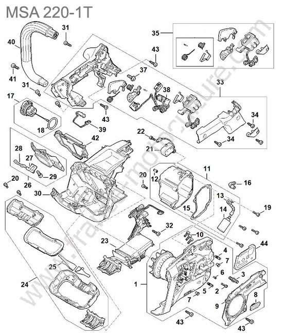 STIHL - MSA220-1T : Moteur
