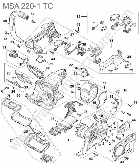 STIHL - MSA220-1TC : Moteur