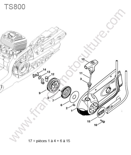 Lanceur STIHL TS800