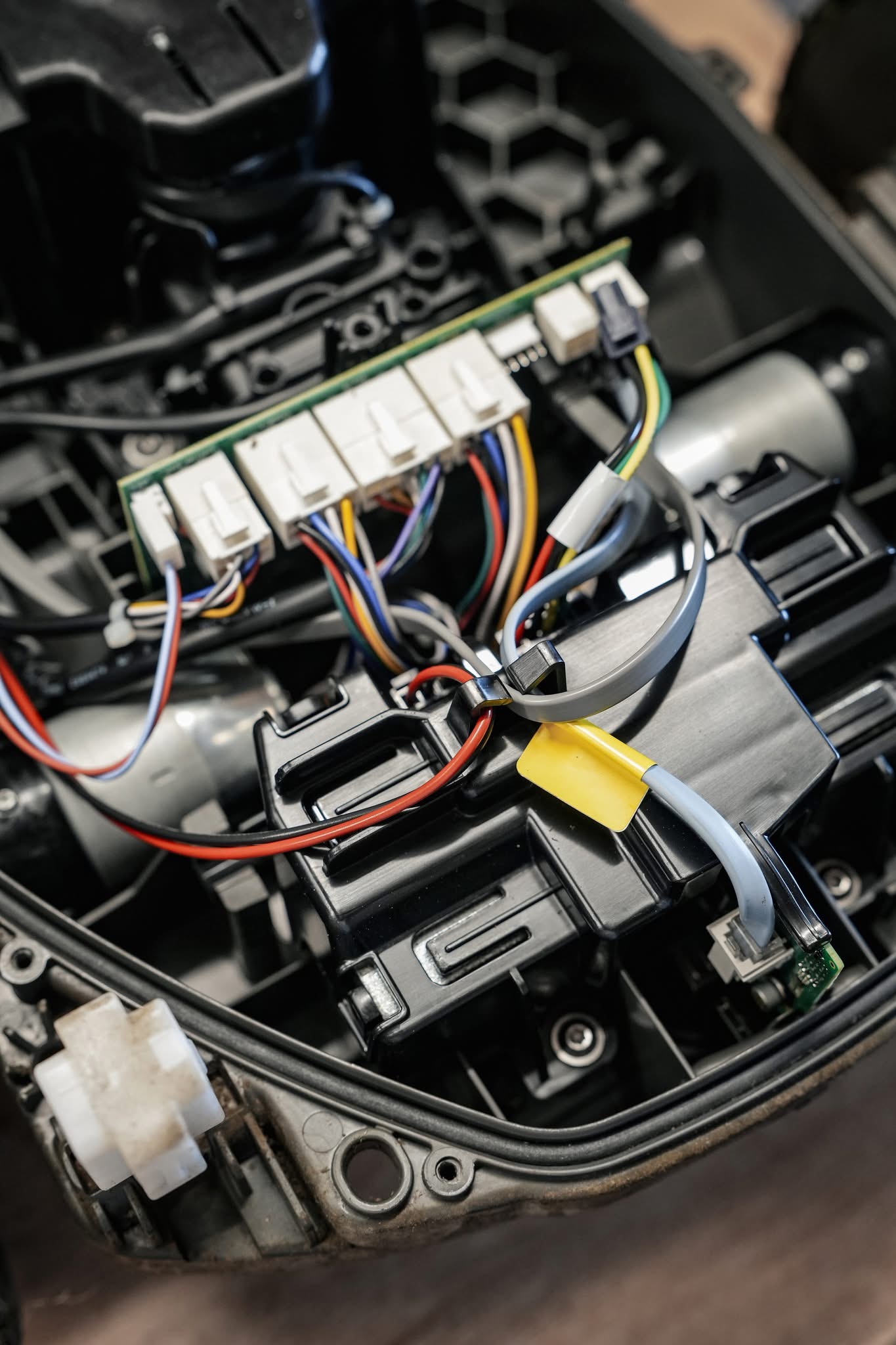 Interieur robot tondeuse
