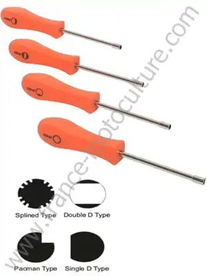 Kit 4 tournevis reglage carburateur