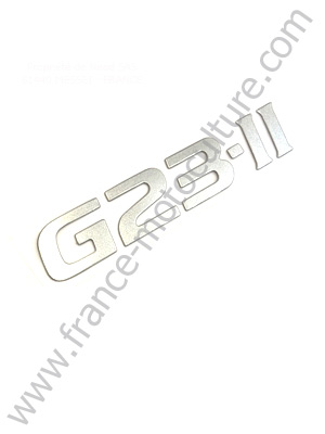 ETIQUETTE CAPOT G23
