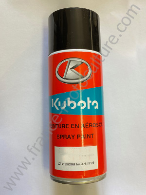 KUBOTA - KUBA618055 : Bombe peinture gris fonce agri 400ml kubota