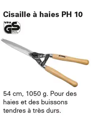 Cisaille haies ph10