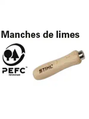 Manche lime bois
